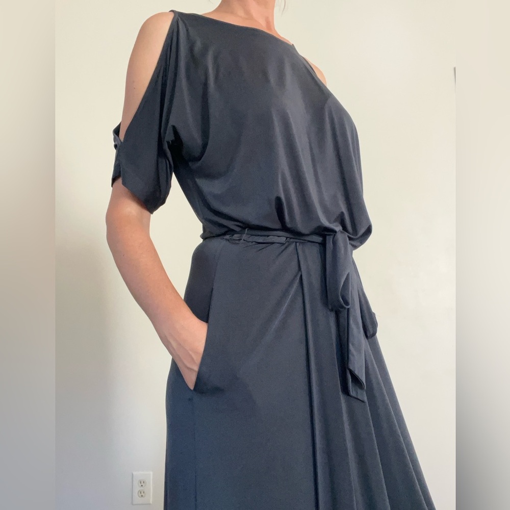 Jay Godfrey Cold Shoulder Gown Dress Size 6